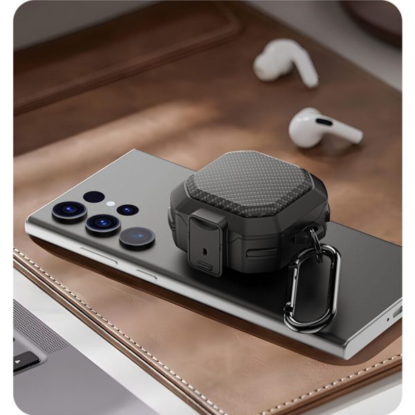 کاور دوکس دوکیس SECF هندزفری سامسونگ Galaxy Buds2 Pro مشکی