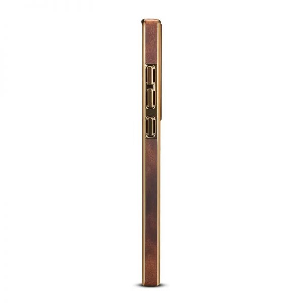 قاب LUX-2Leather24UB گوشی سامسونگ گلکسی S24 Ultra قهوه ای
