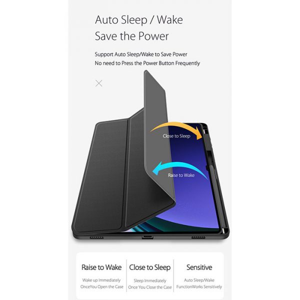 کیف دوکس دوسیس Toby تبلت سامسونگ گلکسی Tab S10 Plus / S9 FE Plus مشکی