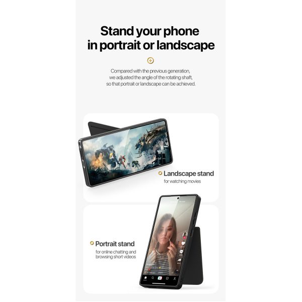 کاور دوکس دوکیس Rafi II گوشی سامسونگ Galaxy S25 Ultra مشکی