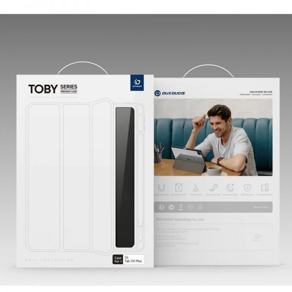 جعبه کیف دوکس دوسیس مدل Toby تبلت سامسونگ Galaxy Tab S10 Plus / S9 Plus / S9 FE Plus