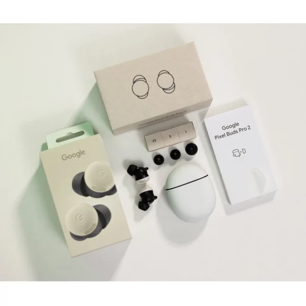 جعبه هدفون بلوتوثی گوگل مدل Google Pixel Buds Pro2 سفید