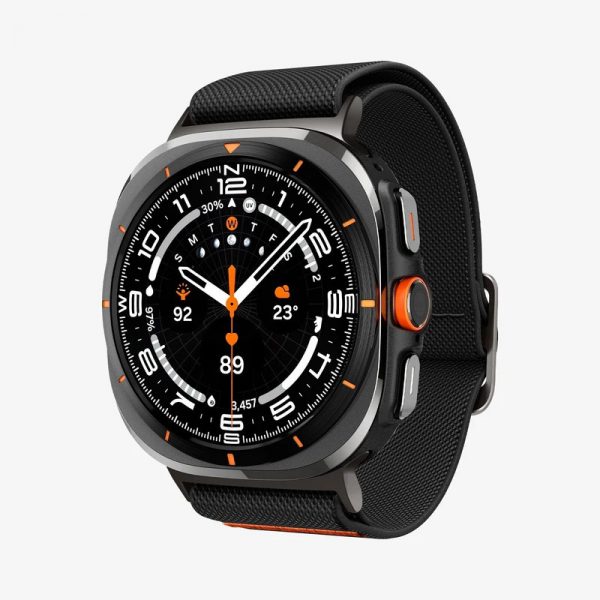 بند اسپیگن مدل Lite Fit ساعت سامسونگ گلکسی Watch Ultra 47mm مشکی