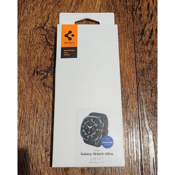 جعبه بند اسپیگن مدل Lite Fit ساعت سامسونگ گلکسی Watch Ultra 47mm مشکی