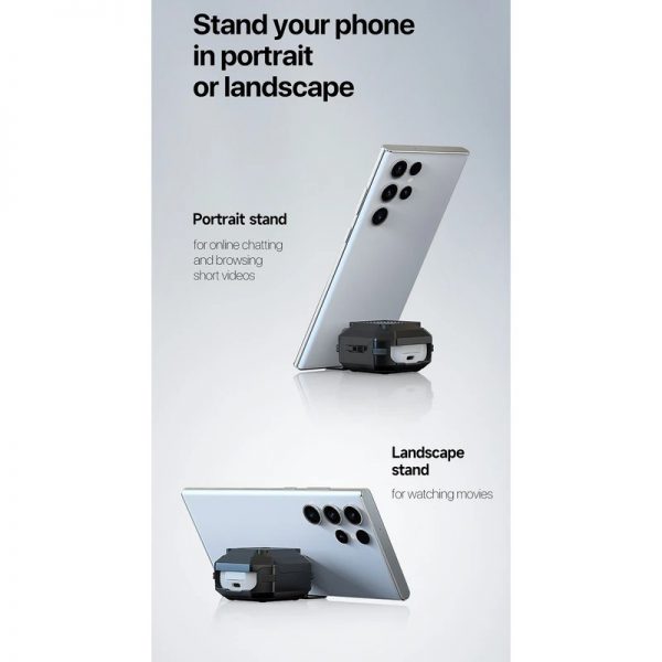 قاب دوکس دوکیس مدل SECG کیس هندزفری سامسونگ Galaxy Buds 2 Pro مشکی