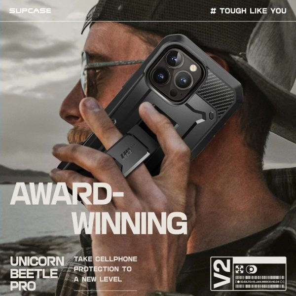 کاور 360 درجه ساپ کیس مدل Unicorn Beetle PRO Rugged گوشی پل iPhone 16 Pro Max