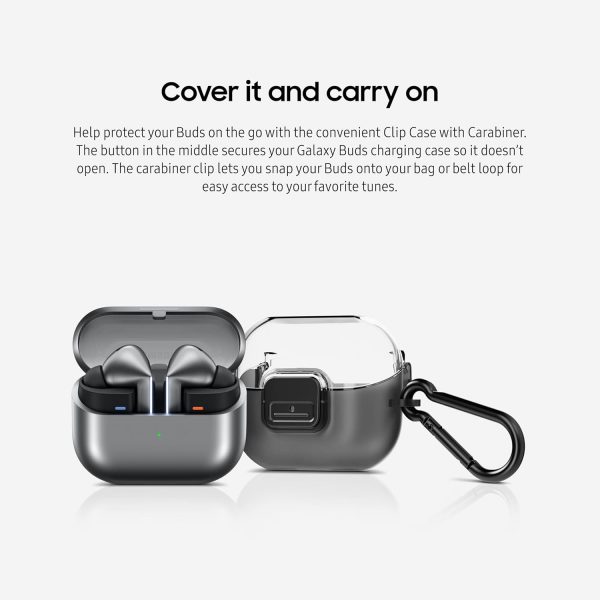 کاور اصلی سامسونگ مدل Clip مناسب برای هدفون سامسونگ Galaxy Buds 3 Pro / Buds 3 مشکی