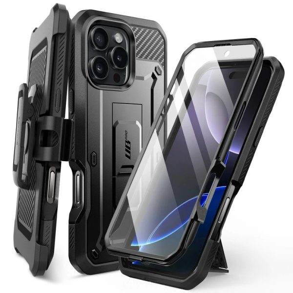 کاور 360 درجه ساپ کیس مدل Unicorn Beetle PRO Rugged گوشی پل iPhone 16 Pro Max