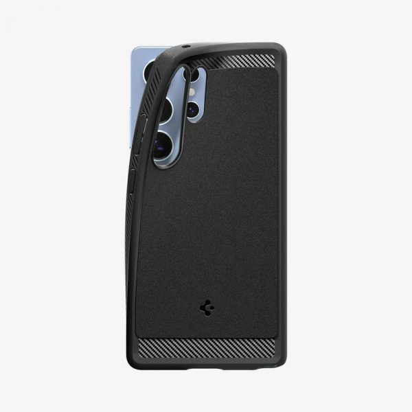 کاور اسپیگن مدل Rugged Armor MagFit گوشی سامسونگ گلکسی S25 Ultra مشکی