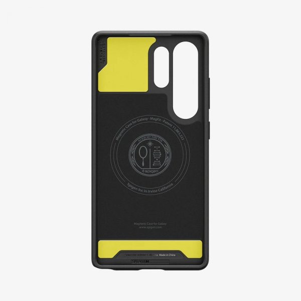 کاور اسپیگن مدل Rugged Armor MagFit گوشی سامسونگ گلکسی اس 25 الترا مشکی