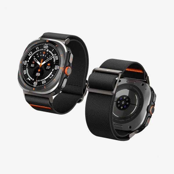 بند اسپیگن مدل Lite Fit ساعت سامسونگ گلکسی Watch Ultra 47mm مشکی
