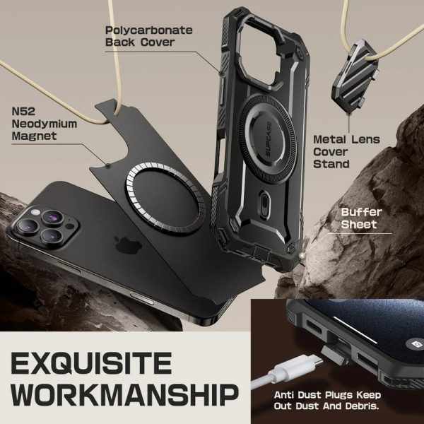 کاور ساپ کیس Unicorn Beetle MAG XT گوشی اپل iphone 16 Pro Max