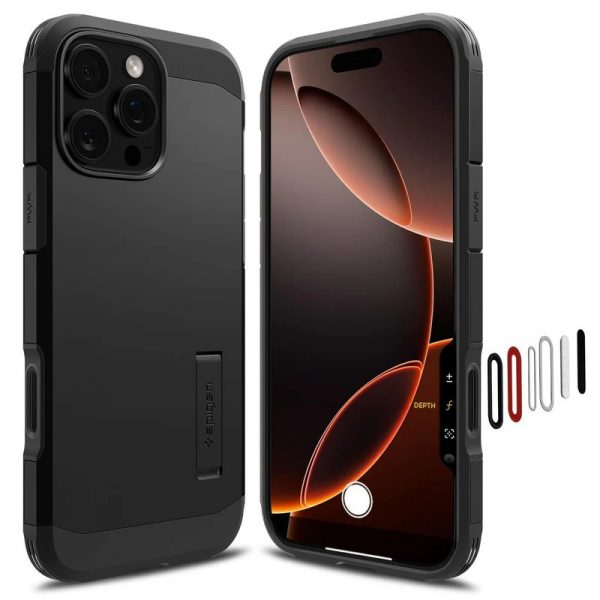 قاب اسپیگن Tough Armor AI گوشی اپل iPhone16 Pro Max مشکی