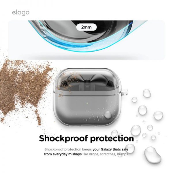 کاور الاگو مدل Clear Hang کیس هدفون سامسونگ Galaxy Buds 3 Pro / Buds 3