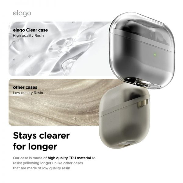کاور الاگو مدل Clear Hang کیس هدفون سامسونگ Galaxy Buds 3 Pro / Buds 3
