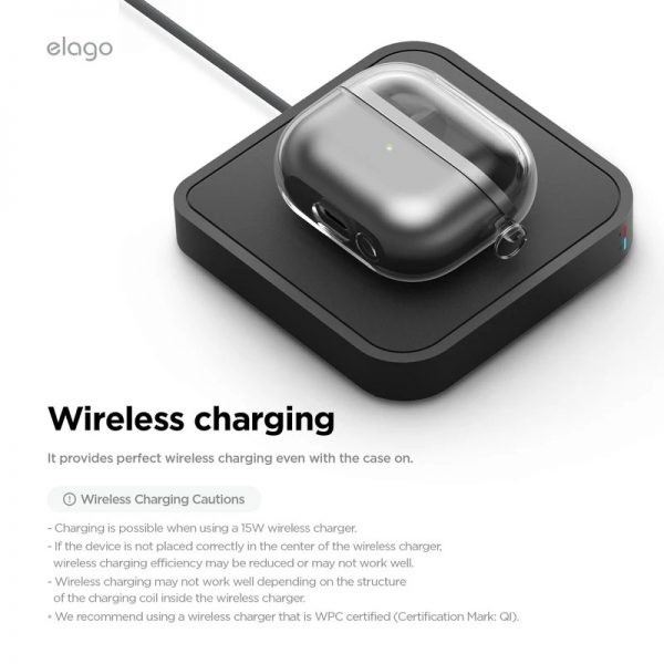 کاور الاگو مدل Clear Hang کیس هدفون سامسونگ Galaxy Buds 3 Pro / Buds 3