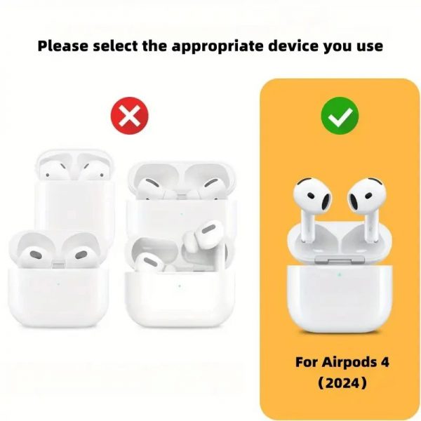 کاور مدل LUX-VRSAP4 کیس اپل AirPods 4 / AirPods 4 ANC