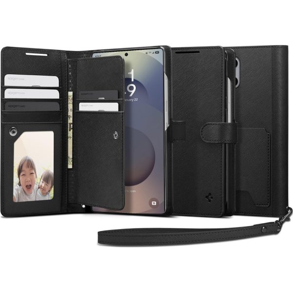 کیف اسپیگن مدل Wallet S Plus گوشی سامسونگ Galaxy S25 Ultra