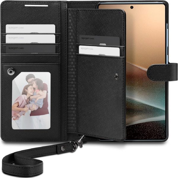 کیف اسپیگن مدل Wallet S Plus گوشی سامسونگ Galaxy S25 Ultra