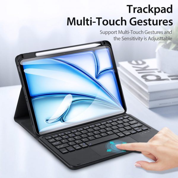 کیف کیبورد دار دوکس دوکیس مدل TK تبلت اپل iPad Air 11(2024/2025)/iPad Air 4/5/iPad Pro 11 (2020/2021/2022)