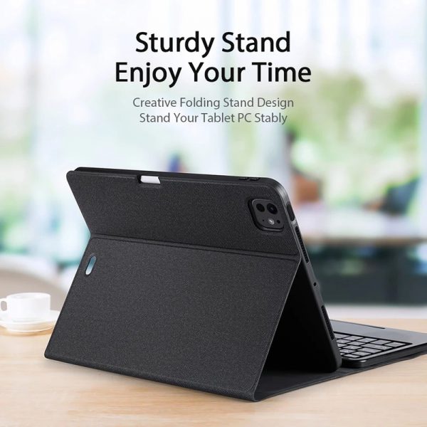 کیف کیبورد دار دوکس دوکیس مدل TK تبلت اپل iPad Pro 11 2024