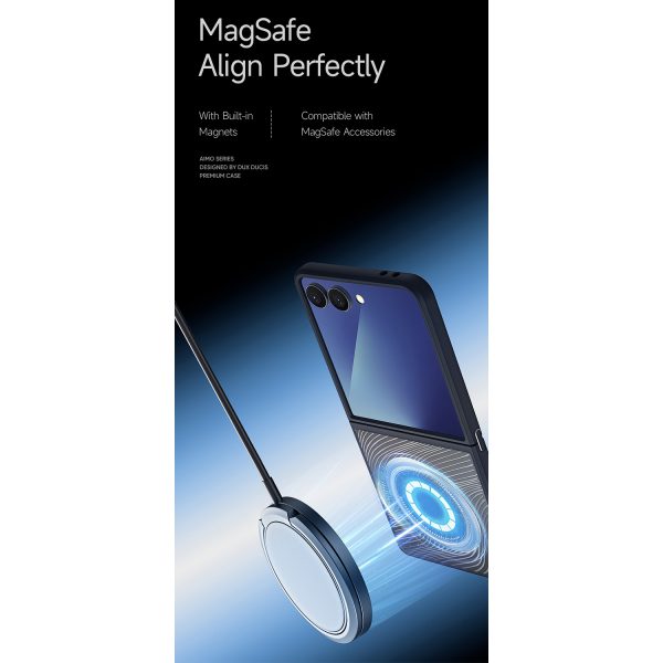 کاور دوکس دوکیس مدل Aimo Mag گوشی سامسونگ Galaxy Z Flip 7