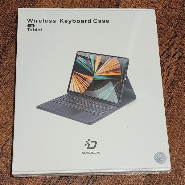 کیف کیبورد دار دوکس دوکیس مدل TK تبلت اپل iPad Air 13 (2024/2025)/iPad Pro 12.9(2020/2021/2022)