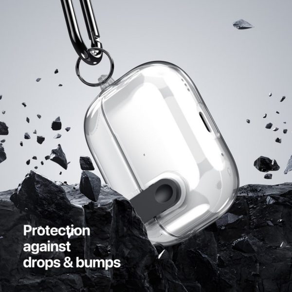 کاور دوکس دوکیس مدل PECL کیس اپل AirPods 4 / AirPods 4 ANC