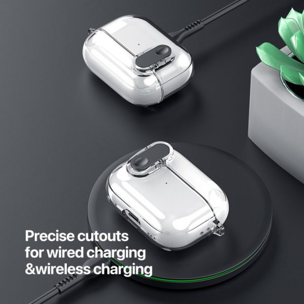 کاور دوکس دوکیس مدل PECL کیس اپل AirPods 4 / AirPods 4 ANC