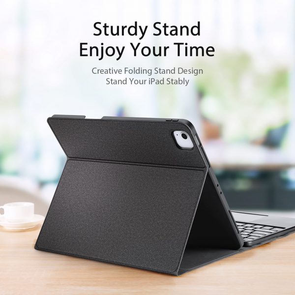 کیف کیبورد دار دوکس دوکیس مدل TK تبلت اپل iPad Air 13 (2024/2025)/iPad Pro 12.9(2020/2021/2022)