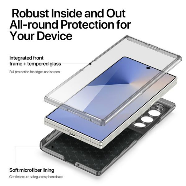 کاور دوکس دوکیس مدل STEX گوشی سامسونگ Galaxy Z Fold 7