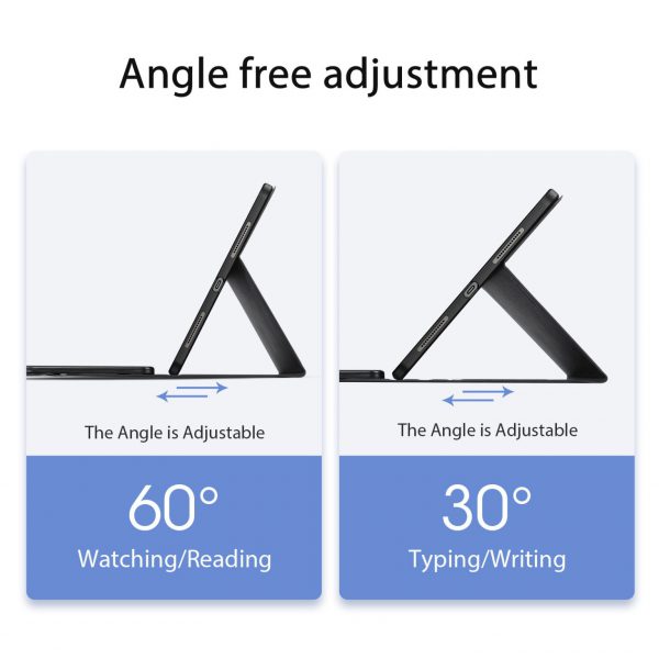 کیف کیبورد دار دوکس دوکیس مدل TK تبلت اپل iPad Air 11(2024/2025)/iPad Air 4/5/iPad Pro 11 (2020/2021/2022)