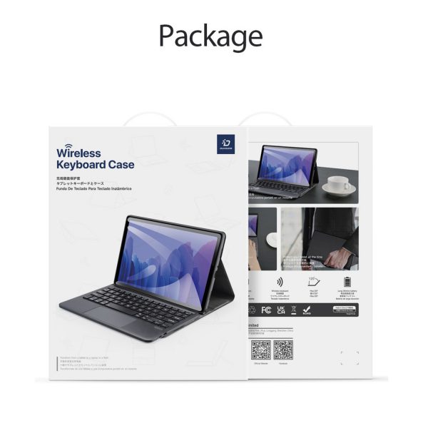 کیف کیبورد دار دوکس دوکیس مدل TK تبلت اپل iPad Air 11(2024/2025)/iPad Air 4/5/iPad Pro 11 (2020/2021/2022)