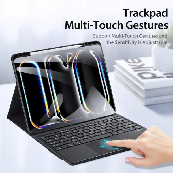 کیف کیبورد دار دوکس دوکیس مدل TK تبلت اپل iPad Pro 13 (2024)