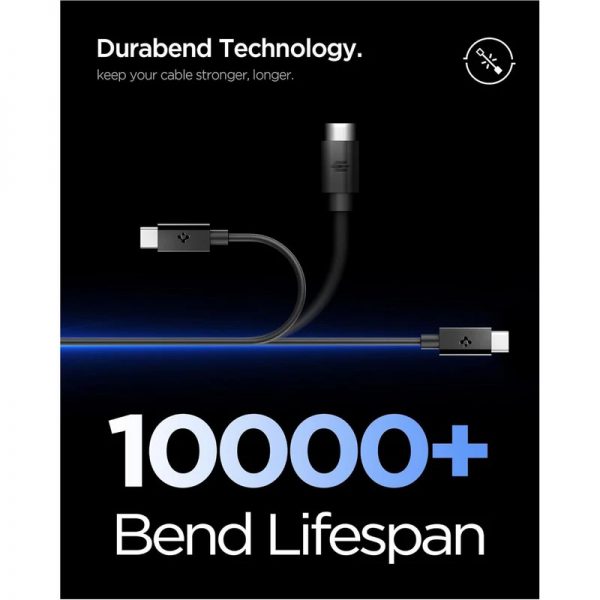 کابل تبدیل USB-C اسپیگن مدل EB6010CC طول 1 متر