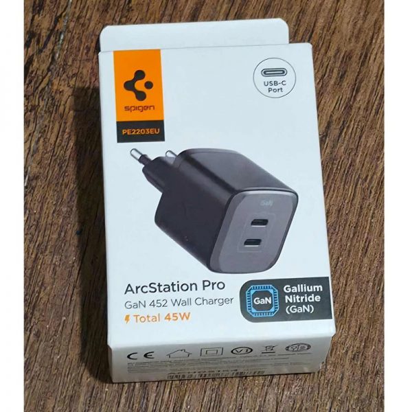 شارژر دیواری 45 وات اسپیگن مدل PE2203EU