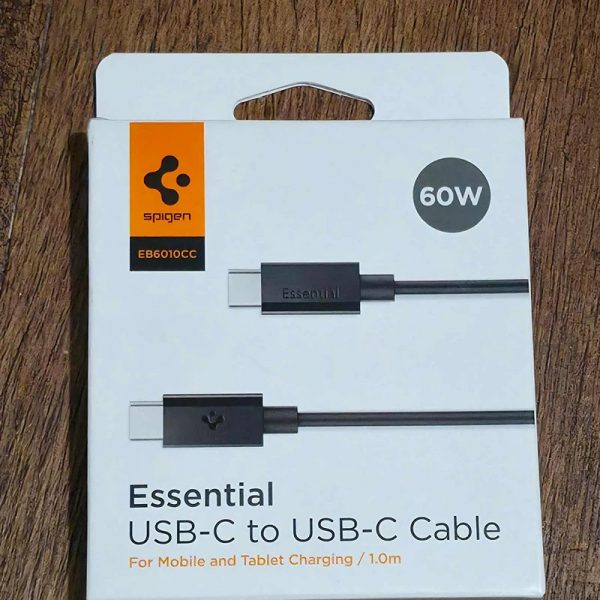 کابل تبدیل USB-C اسپیگن مدل EB6010CC طول 1 متر