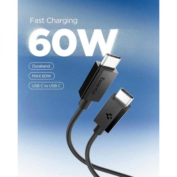 کابل تبدیل USB-C اسپیگن مدل EB6010CC طول 1 متر