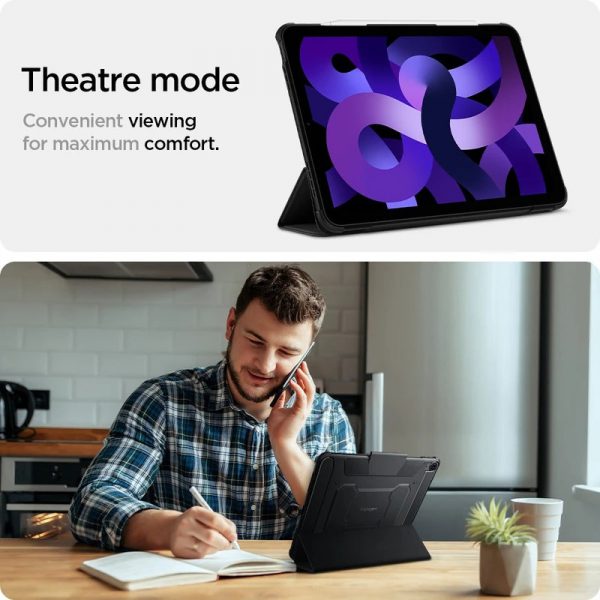 کیف اسپیگن Rugged Armor Pro مناسب برای تبلت iPad Air 11 inch 7th M3 (2025) / iPad Air 11 inch 6th M2 (2024) / iPad Air 10.9 inch 5th (2022) / iPad Air 10.9 inch 4th Generation