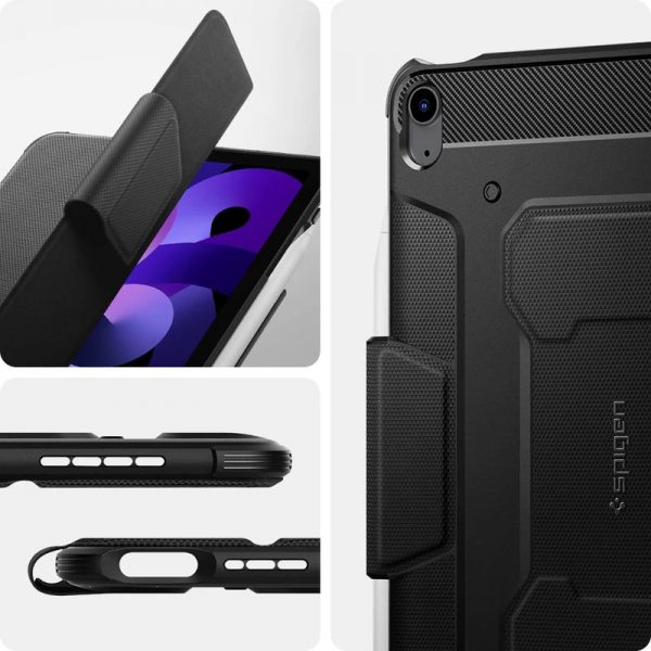 کیف اسپیگن Rugged Armor Pro مناسب برای تبلت iPad Air 11 inch 7th M3 (2025) / iPad Air 11 inch 6th M2 (2024) / iPad Air 10.9 inch 5th (2022) / iPad Air 10.9 inch 4th Generation