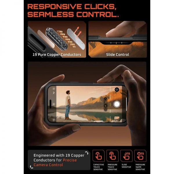 کاور ساپ کیس مدل UB GRIP PRO گوشی اپل iPhone 17 Pro Max