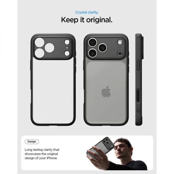 کاور اسپیگن مدل Ultra Hybrid مناسب برای گوشی موبایل اپل iPhone 17 pro max
