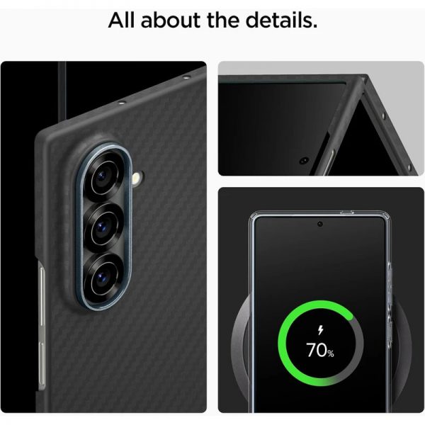 کاور اسپیگن مدل Air Skin Aramid گوشی سامسونگ Galaxy Z Fold 7 ( دوطرفه )