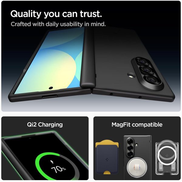 کاور اسپیگن مدل Air Fit Pro MagFit گوشی سامسونگ Galaxy Z Fold 7 ( دوطرفه )