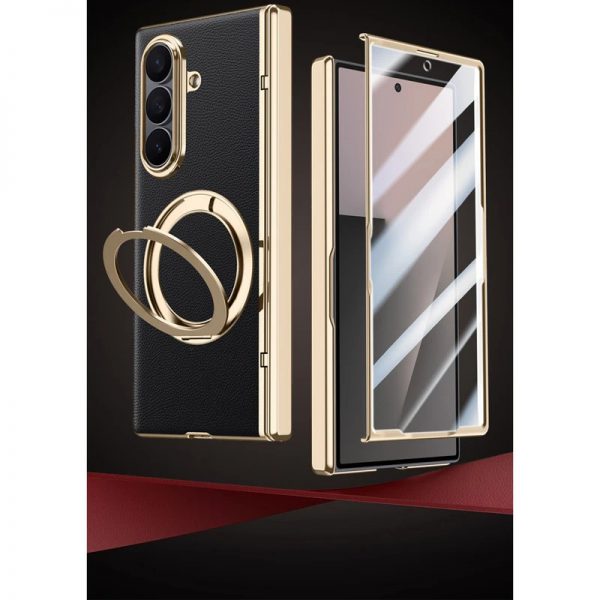 کاور مدل Lux-RingGoldFL7 گوشی سامسونگ Galaxy Z Fold 7