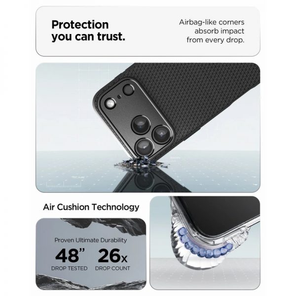 کاور اسپیگن مدل Liquid Air گوشی اپل iPhone 17 Pro Max
