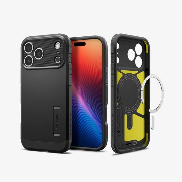 کاور اسپیگن مدل Tough Armor T MagFit گوشی اپل iPhone 17 Pro Max