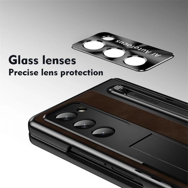 کاور مدل Lux-LeatherSpen7 گوشی سامسونگ Galaxy Z Fold 7 ( دوطرفه )
