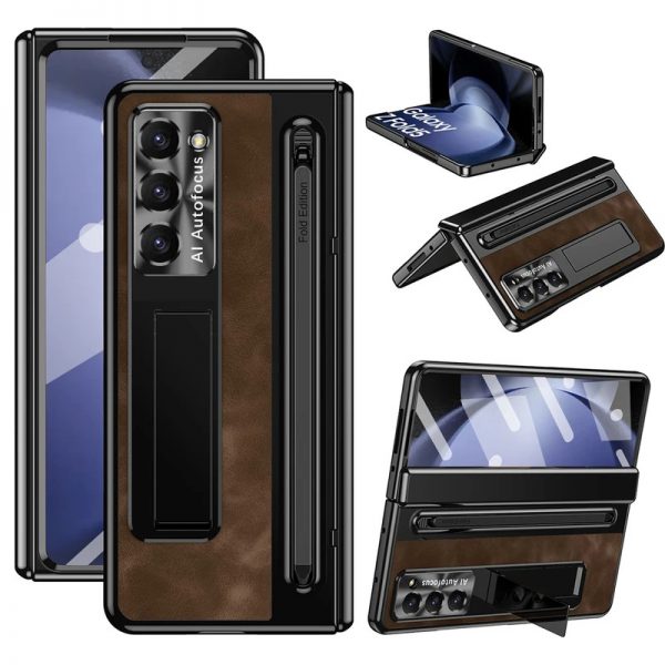 کاور مدل Lux-LeatherSpen7 گوشی سامسونگ Galaxy Z Fold 7 ( دوطرفه )