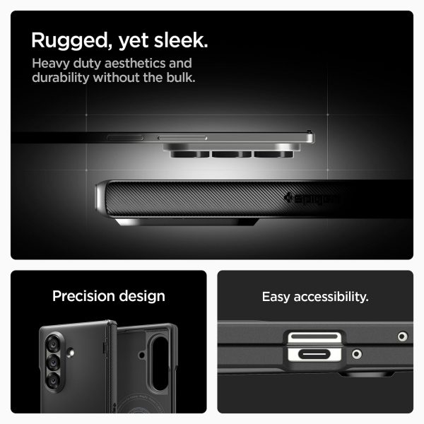 کاور اسپیگن مدل Slim Armor Pro MagFit گوشی سامسونگ Galaxy Z Fold 7 ( دوطرفه )